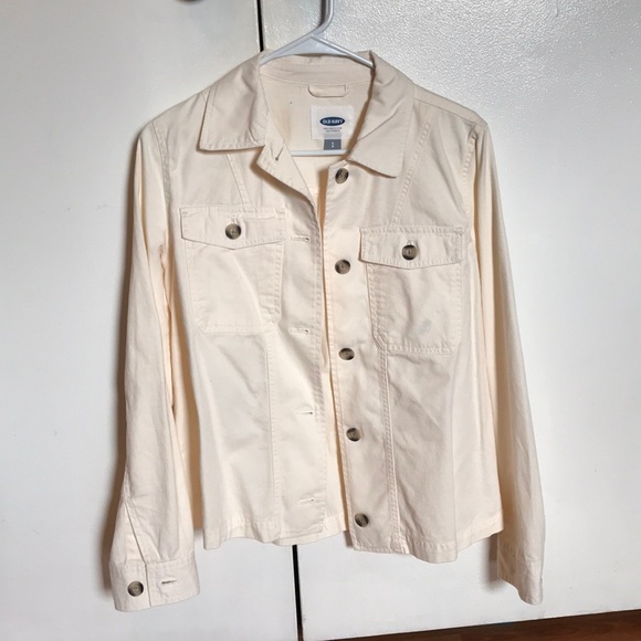 Cream cotton jacket Clearance